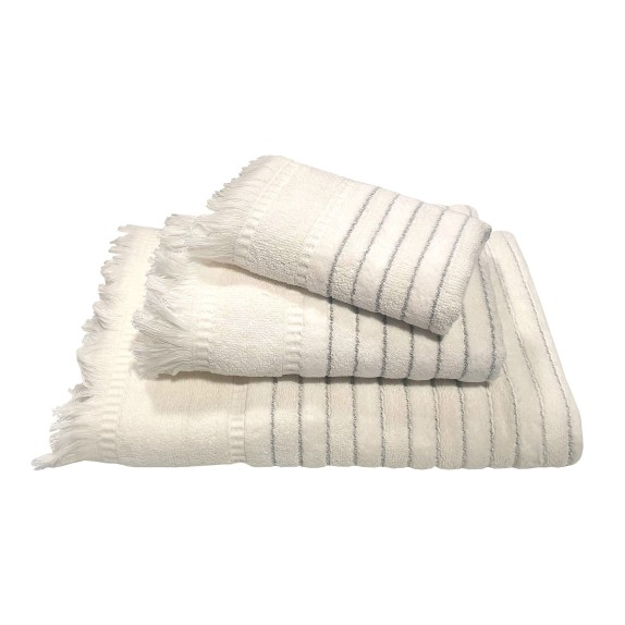 Πετσέτα Le Blanc Πεννιέ Ζακάρ 550gr/m2 PAROS White...