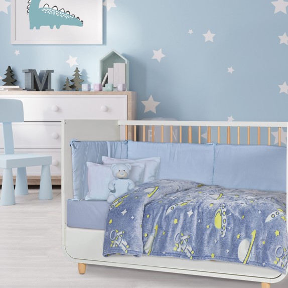 Κουβέρτα Fleece Φωσφοριζέ Αγκαλιάς Das Baby Relax 4863...