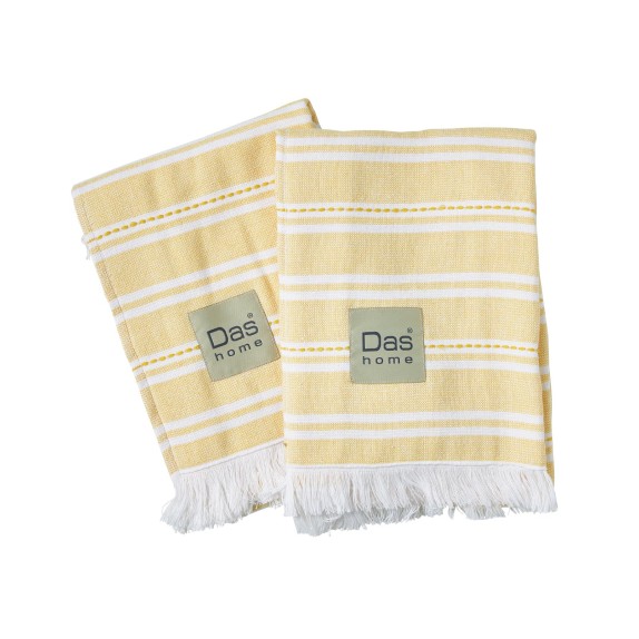 Σετ Ποτηρόπανα 2 Τεμαχίων Das Home 0709 40x60