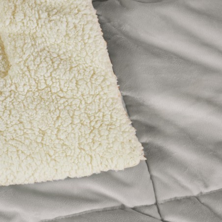 Κουβερτοπάπλωμα Υπέρδιπλο με Sherpa Das Home 1174 220x240