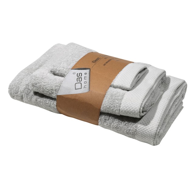 Σετ Πετσέτες 3 Τεμαχίων Das Home Best 0657