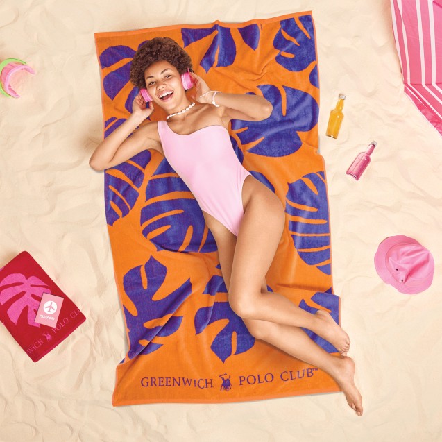Πετσέτα Θαλάσσης Greenwich Polo Club 3774 90x180