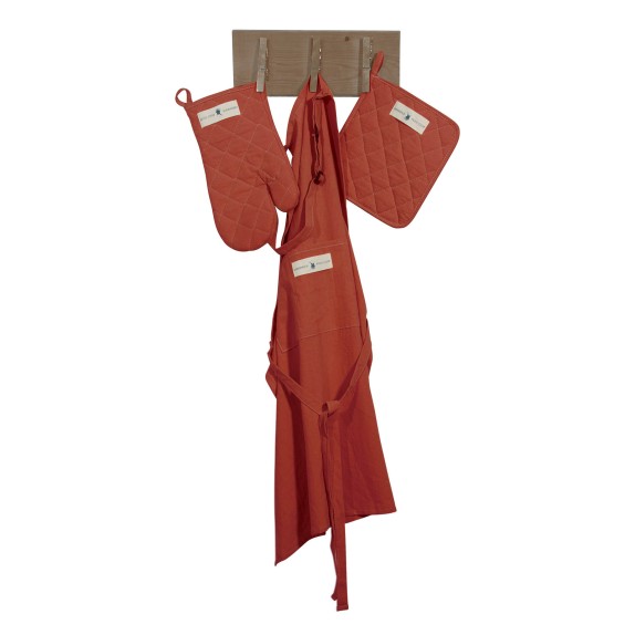 Σετ Κουζίνας 3 Τεμαχίων (Ποδιά-Γάντι-Πιάστρα) Greenwich...