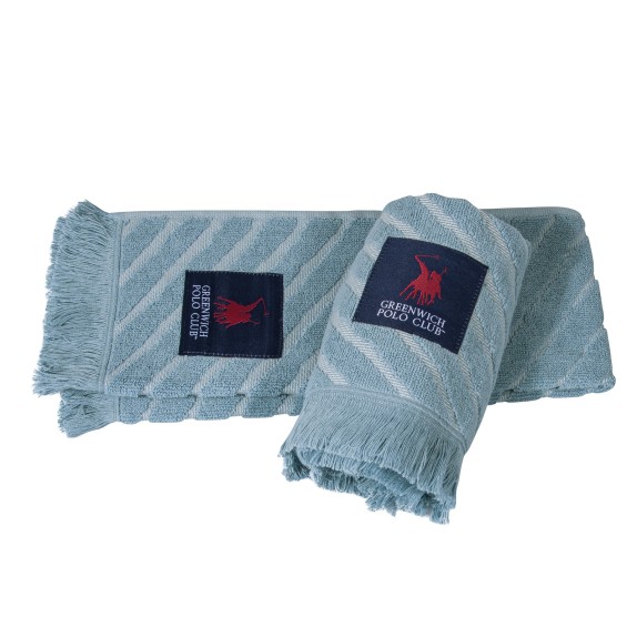 Σετ Ποτηρόπανα 2 Τεμαχίων Greenwich Polo Club 2693 40x60