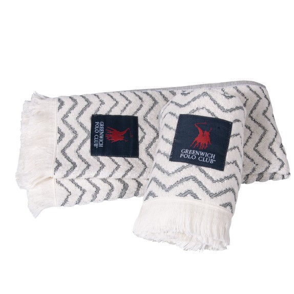 Σετ Ποτηρόπανα 2 Τεμαχίων Greenwich Polo Club 2696 40x60