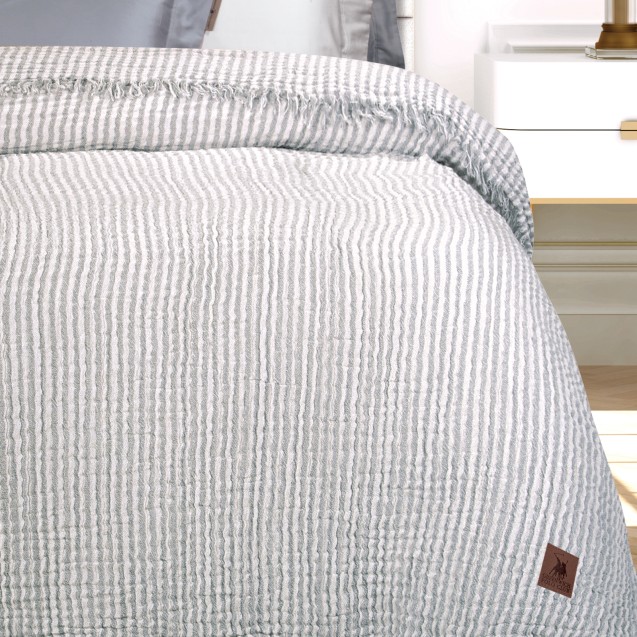 Κουβέρτα Greenwich Polo Club 220X240 3467 Γκρι