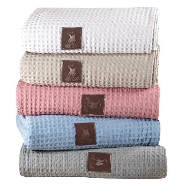 Κουβέρτα Πικέ Μονή Greenwich Polo Club 3456...