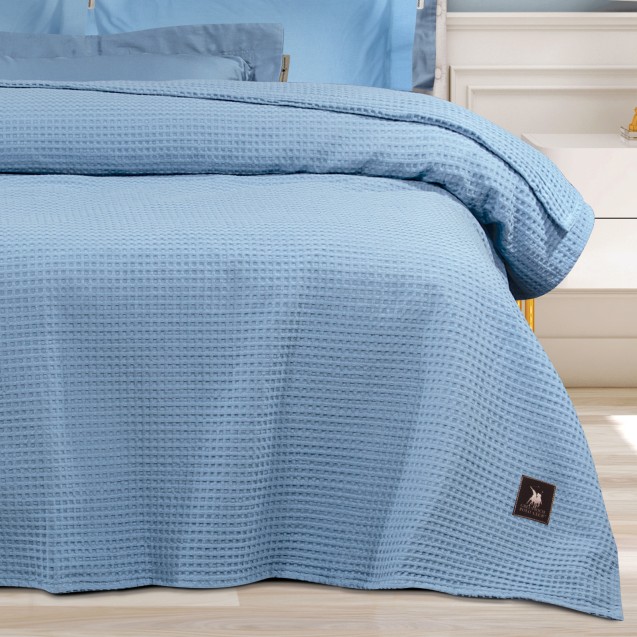 Κουβέρτα Πικέ Μονή Greenwich Polo Club 3457...