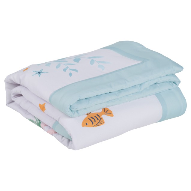 Κουβερλί Das Baby Fun 4876 Λιλά- Μέντα- Ροζ...