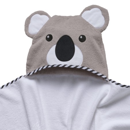 Βρεφική Κάπα Das Baby Smile Embroidery 4893 Γκρι- Λευκό 70x90