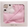 Βρεφική Κάπα Das Baby Smile Embroidery 4887 Ροζ 80x80
