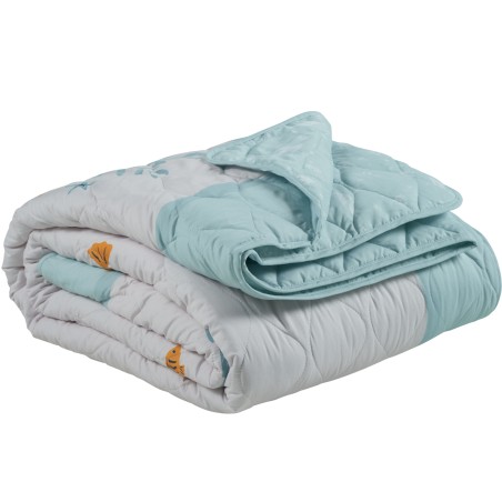 Παιδικό Κουβερλί Μονό Das Kids 4876 Λιλά- Μέντα- Ροζ 160x220