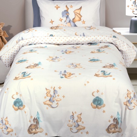 Σετ Σεντόνια Μονά 3 Τεμαχίων Greenwich Polo Club 8840 Λευκό- Μέντα- Μπεζ 170x240