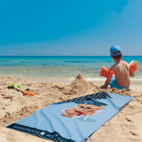 Πετσέτα Θαλάσσης Greenwich Polo Club 70x140 3879 Κόκκινο-...