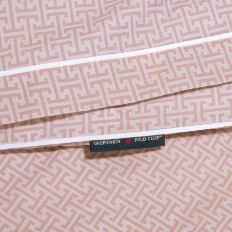 Σετ Σεντόνια Υπέρδιπλα 4 Τεμαχίων Greenwich Polo Club 2185 Nude- Ροζ 240x260