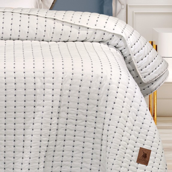 Κουβερλί King Size Greenwich Polo Club 3464 Ιβουάρ 230x250