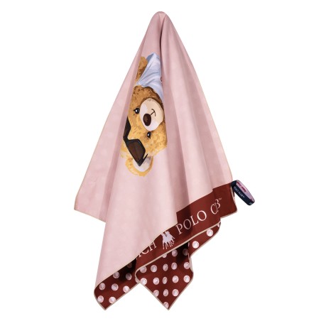 Πετσέτα Θαλάσσης Greenwich Polo Club 70x140 3878 Nude- Ροζ