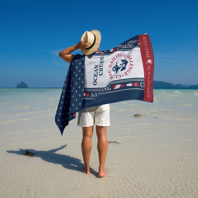 Πετσέτα Θαλάσσης Greenwich Polo Club 80x170...