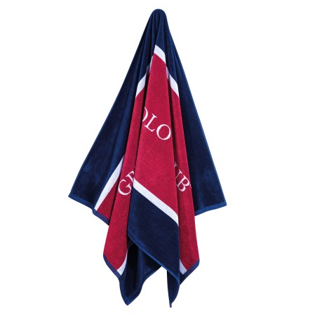 Πετσέτα Θαλάσσης Greenwich Polo Club 90x180 3864 Κόκκινο- Λευκό- Μπλε
