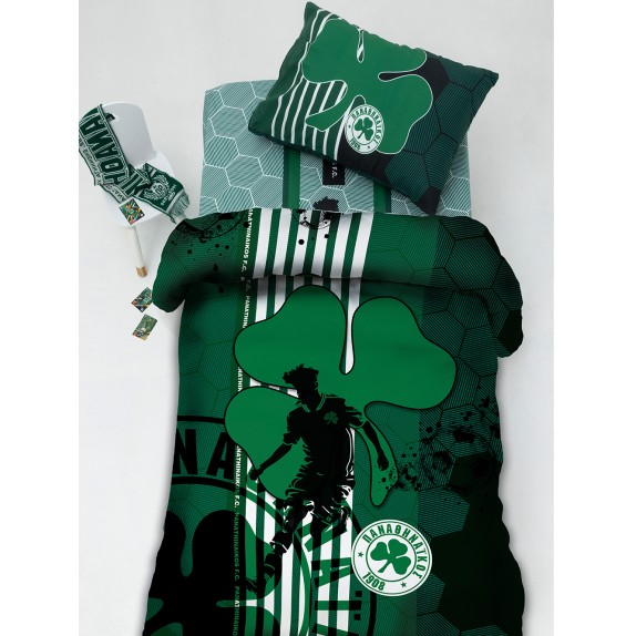 Ζεύγος Μαξιλαροθήκες Palamaiki Panathinaikos F -C - 52x72...