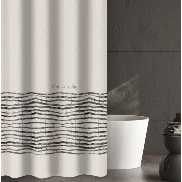 Κουρτίνα Μπάνιου Guy Laroche Azzam Wenge 180x185