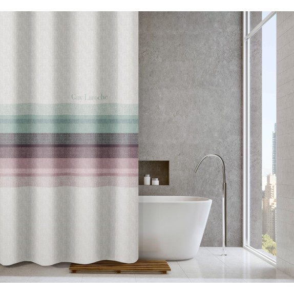 Κουρτίνα Μπάνιου Guy Laroche Fuzzy Iris 180x185