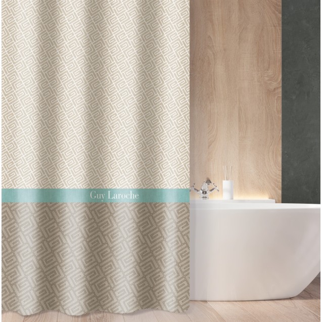 Κουρτίνα Μπάνιου Guy Laroche Occio Sand 180x185