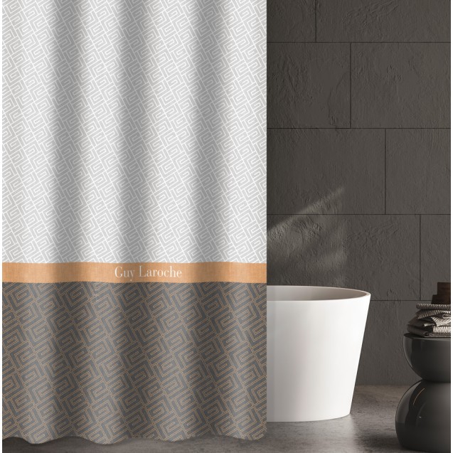 Κουρτίνα Μπάνιου Guy Laroche Occio Grey 240x185