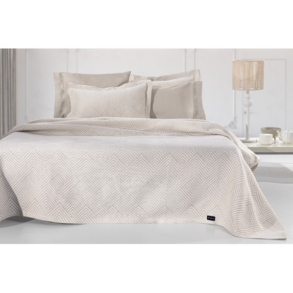 Κουβέρτα Μονή Guy Laroche Tetris Linen 160x220
