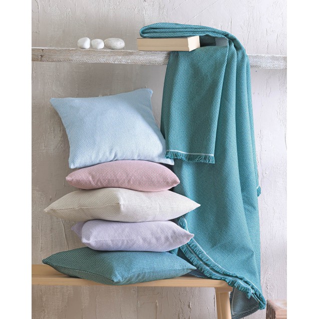 Μαξιλαροθήκη Διακόσμησης Rythmos Utopia Ροζ 40x40