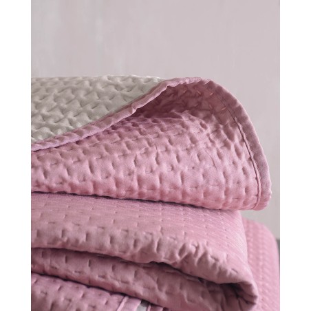 Σετ Κουβερλί Υπέρδιπλο 3 Τεμαχίων Rythmos Allure Σαπιο Μηλο-Μπεζ 220x240