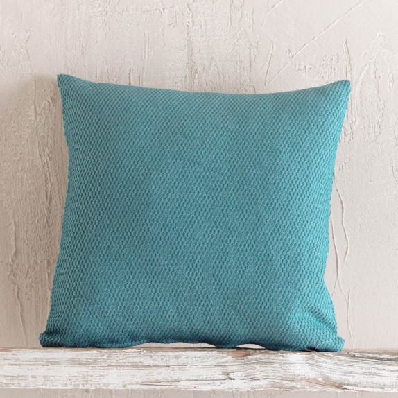 Μαξιλαροθήκη Διακόσμησης Rythmos Utopia Πετρολ 40x40