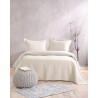 Σετ Κουβερλί Ημίδιπλο 2 Τεμαχίων Rythmos Allure Εκρου 160x240