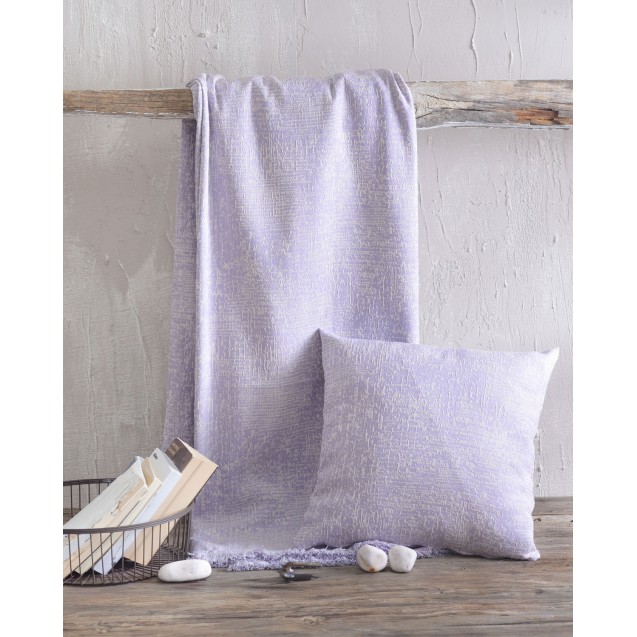 Μαξιλαροθήκη Διακόσμησης Rythmos Canda Λιλα 40x40