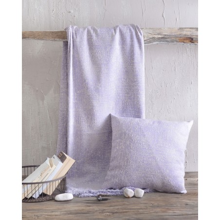 Μαξιλαροθήκη Διακόσμησης Rythmos Canda Λιλα 40x40