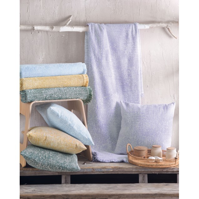 Μαξιλαροθήκη Διακόσμησης Rythmos Canda Λιλα 40x40