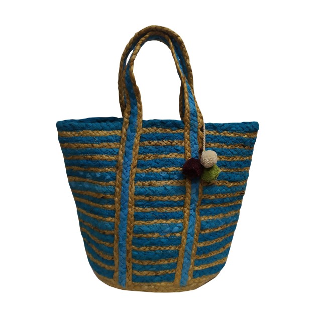 Τσάντα Θαλάσσης ΚΟΜΒΟΣ 50% Γιούτα - 50% Βαμβάκι...