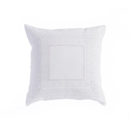 Διακοσμητική Μαξιλαροθήκη Nef-Nef Bernard 50x50 White