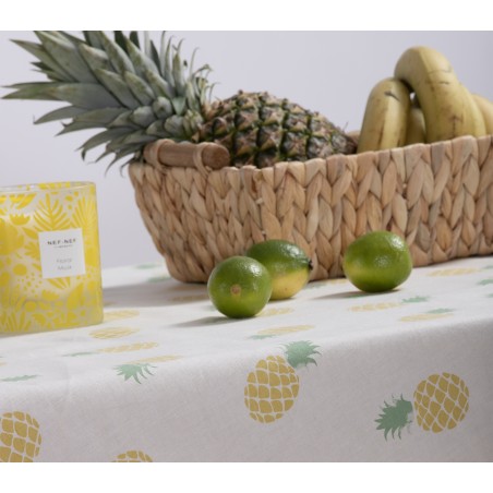 Αλέκιαστο Τραπεζομάντηλο Nef-Nef Delicious 140x240 Ecru/Lime