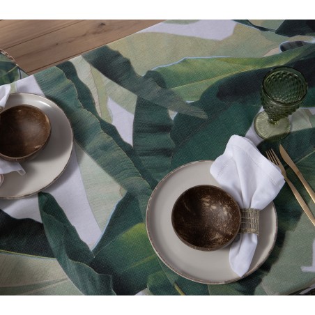 Τραπεζομάντηλο Nef-Nef Tropicana 140x140 Green