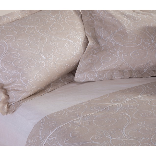 Σετ Παπλωματοθήκη Υπέρδιπλη Nef-Nef Vital Beige...