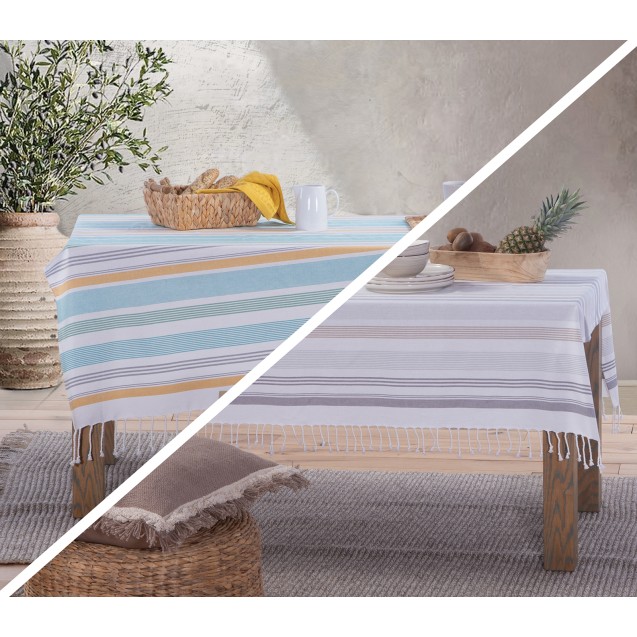 Τραπεζομάντηλο Nef-Nef Canfield 140x140 Grey