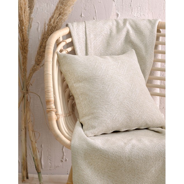 Μαξιλαροθήκη Διακόσμησης Rythmos Cadence Μπεζ...