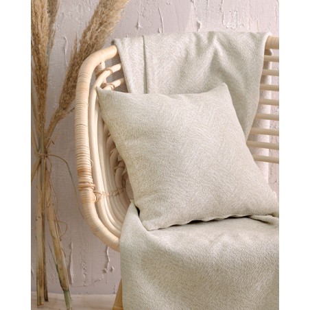 Μαξιλαροθήκη Διακόσμησης Rythmos Cadence Μπεζ Ανοιχτο 40x40