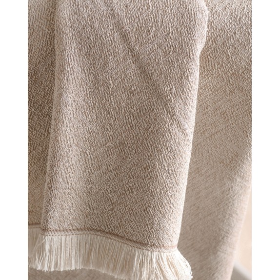 Μαξιλαροθήκη Διακόσμησης Rythmos Cadence Μπεζ Σκουρο 40x40