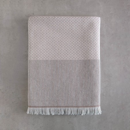 Μαξιλαροθήκη Διακόσμησης Rythmos Ombre Μπεζ 40x40