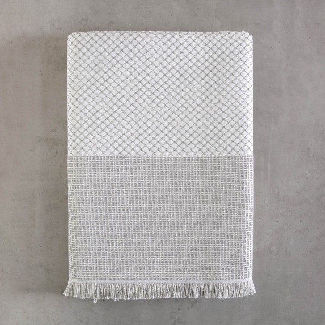 Μαξιλαροθήκη Διακόσμησης Rythmos Ombre Εκρου 40x40