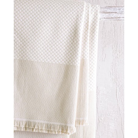 Ριχτάρι Τετραθέσιου Rythmos Ombre Εκρου 180x330