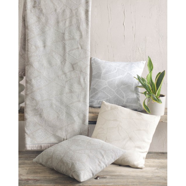 Μαξιλαροθήκη Διακόσμησης Rythmos Casa Μπεζ 40x40