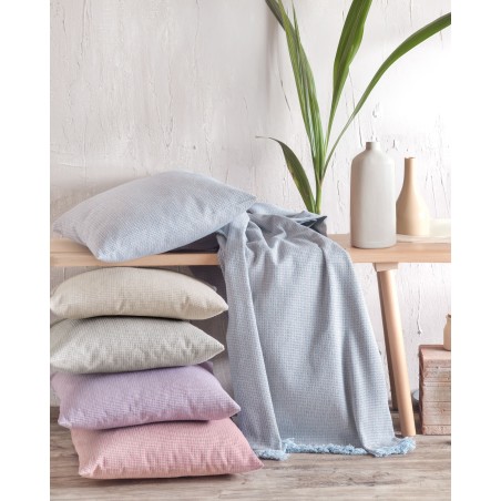 Μαξιλαροθήκη Διακόσμησης Rythmos Silvana Λιλα 40x40